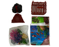 Jia Zhu Sea Animals Set Marine Life Figures 16 Pieces with Storage Box