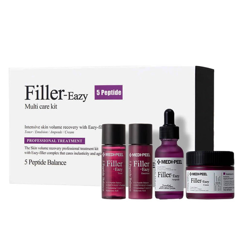MEDI-PEEL Eazy Filler Multi Care Kit Peptide Toner Ampoule Emulsion Cream 140ml/g