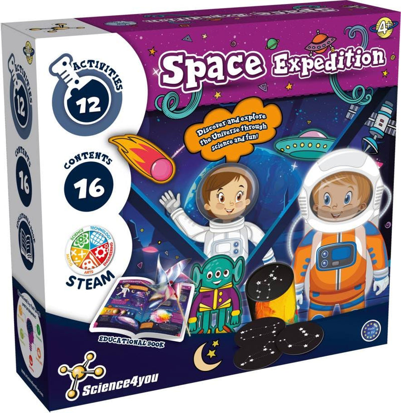 Science4You Space Expedition Science Kit with Rocket, Rover and Solar System Activities