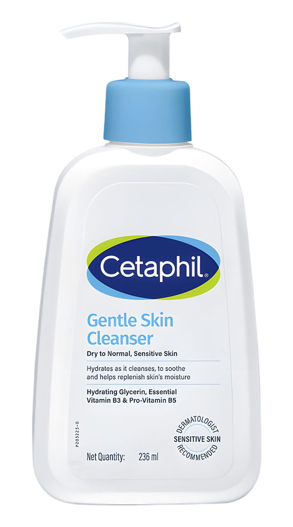 Cetaphil Gentle Skin Cleanser Creamy Non-Foaming Formula with Niacinamide Panthenol and Glycerin 236 ml