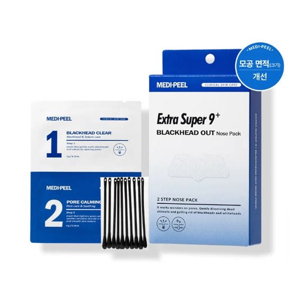 Medi-Peel Extra Super 9 Plus Blackhead Out Nose Pack Pore Care Strips