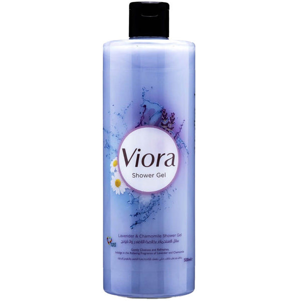Viora Shower Gel Lavender & Chamomile Refreshing Body Wash 500 ml