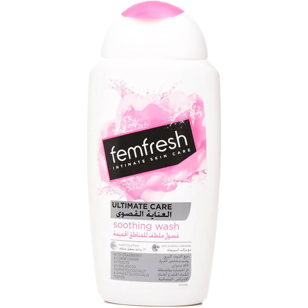 Femfresh Ultimate Care Intimate Wash Soap-Free pH-Balanced Frangipani and Lactic Acid 250 ml