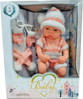 Qisen 15 cm Baby Doll with Scarf, 1 Piece