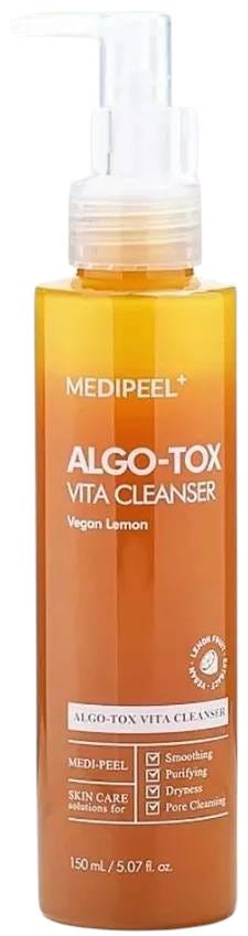 Medi-Peel Algo-Tox Vita Cleanser Foaming Facial Wash AHA PHA Lemon Vitamins 13 Liposomal Vitamins
