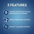 Oral-B Oxyjet Water Flosser and Pro 2000 Toothbrush Kit, 2 Modes, 1 Set