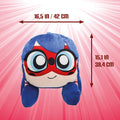 Zag Play Miraculous Tikki Plush Pillow, Soft Chibi Stuffed Toy with Zipper Pocket, 16.5 Inch