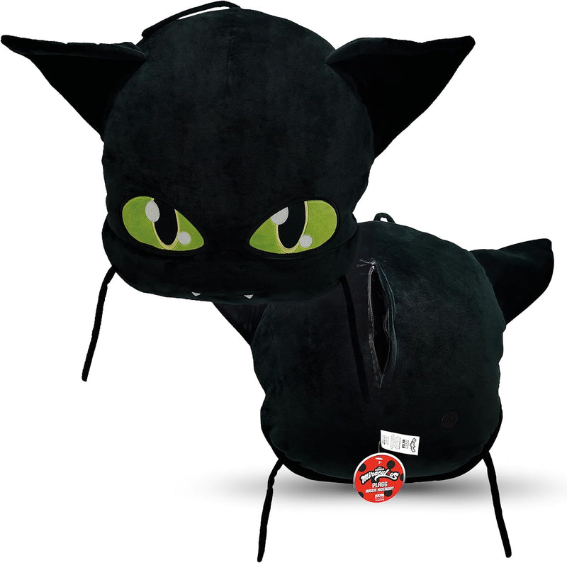 Zag Play Miraculous Kwami Plagg Plush Pillow, Soft Stuffed Toy, 15.8 Inch