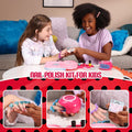 Wyncor Miraculous Ladybug Marinette's Nail Studio Nail Art Kit with Dryer, Glitter, Stickers, Ages 8-12