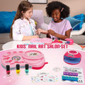 Wyncor Miraculous Ladybug Marinette's Nail Studio Nail Art Kit with Dryer, Glitter, Stickers, Ages 8-12
