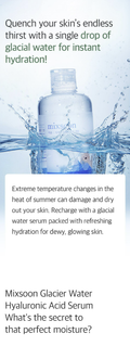 Mixsoon Glacier Water Hyaluronic Acid Serum Moisturizing Liquid 100ml