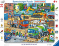 Ravensburger Auf Der Baustelle Ist Was Los Frame Puzzle, 24 Pieces, Search Game, 32.5 x 24.5 cm