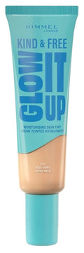 Rimmel Kind & Free Glow It Up Moisturising Skin Tint Liquid Foundation Rose Ivory 010