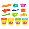 Hasbro Play-Doh Starter Set Modeling Compound 4 Colors 9 Tools Storage Tote