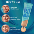 Rimmel Kind & Free Glow It Up Moisturising Skin Tint Liquid Foundation Natural Radiant Finish Soft Beige 200