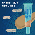 Rimmel Kind & Free Glow It Up Moisturising Skin Tint Liquid Foundation Natural Radiant Finish Soft Beige 200