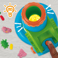 Hasbro Play-Doh Light and Look Microscope Toy Kit with Light-Up Scope, 5 Colors and 4 Slides