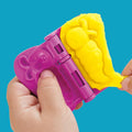 Hasbro Play-Doh Light and Look Microscope Toy Kit with Light-Up Scope, 5 Colors and 4 Slides