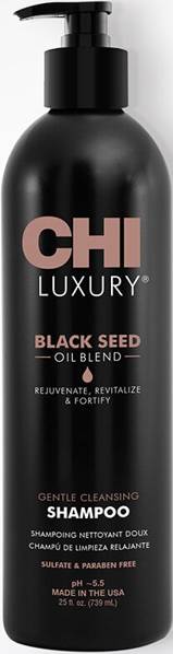CHI Black Seed Oil Fortify Hair Shampoo, Volumizing Liquid with Vitamin E, 739 ml