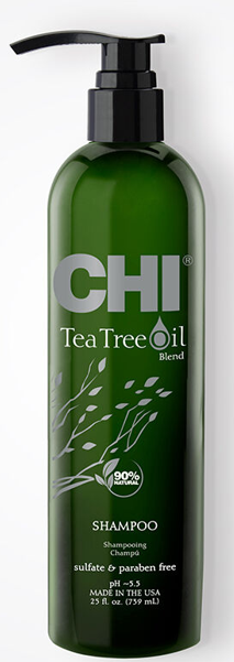 CHI Tea Tree Oil Shampoo Liquid Scalp Purifying Formula with Peppermint and Lavender Oils
