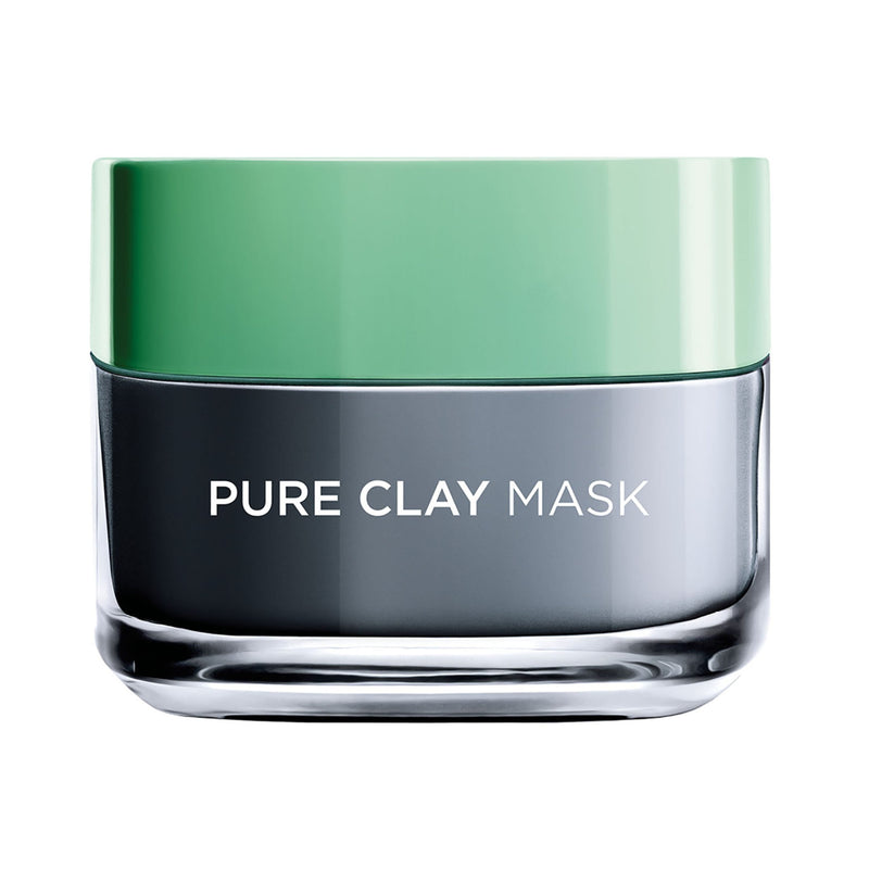 L'Oreal Paris Pure Clay Face Mask Creamy Detoxifying Charcoal Formula 50 ml