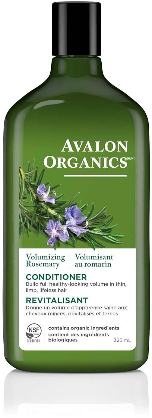 Avalon Organics Rosemary Conditioner for Thin, Limp Hair, Silicone-Free, 325 ml