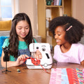 Zag Play Miraculous Ladybug Portable Sewing Machine Kit, Adjustable Speed, Dual Power, Foot Pedal