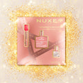 Nuxe The Infinite Glow In Pink Set Floral Face Body Hair Oils and Lip Serum