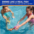 Swimways Rainbow Reef Zebra Fish Water-Activated Pool Toy, 2 AAA Batteries Included