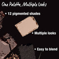 Maybelline Eye Studio Eyeshadow Palette Nude 12 Shades 9.6 g
