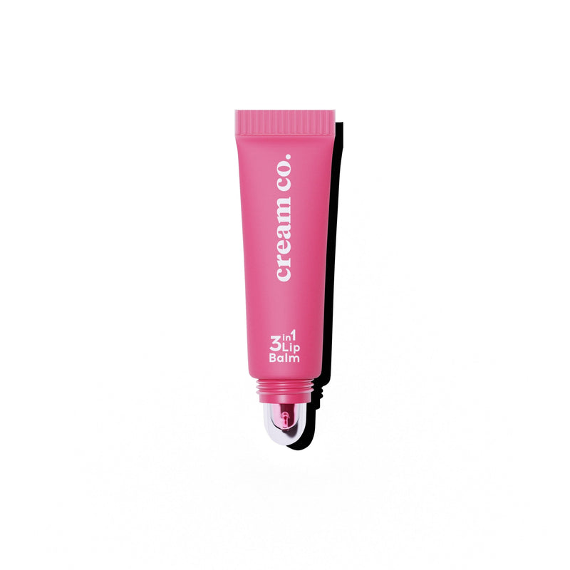 Cream Co. 3in1 Lip Balm, Glossy Hydrating Cream, Hyaluronic Acid and Ceramide, Bubblegum, 10 ml