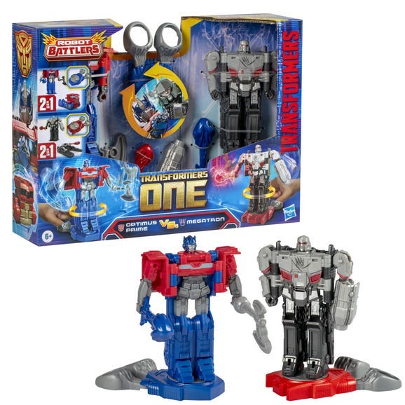 Hasbro Transformers One Robot Battlers Optimus Prime and Megatron Action Figure 2-Pack