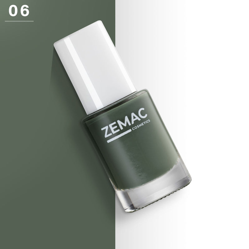 Zemac Nail Polish Liquid Pearly Finish Quick-Dry High-Shine Shade 06