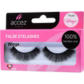 Accez Wings False Eyelashes, Reusable Human Hair, Fluttery Volume and Length