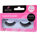Accez Shade False Eyelashes, Human Hair, Reusable Natural-Length Lash Set