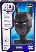 4D Build Batman Mask 3D Puzzle Model Kit with Stand, 90 Pieces, Ages 14+
