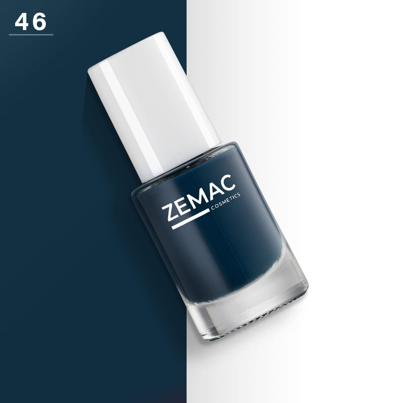 Zemac Nail Polish Glossy Pearly Finish Quick-Dry Long-Wear Shade 46