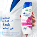Head & Shoulders Smooth & Silky Shampoo, Piroctone Olamine, Dry & Frizzy Hair, 1L