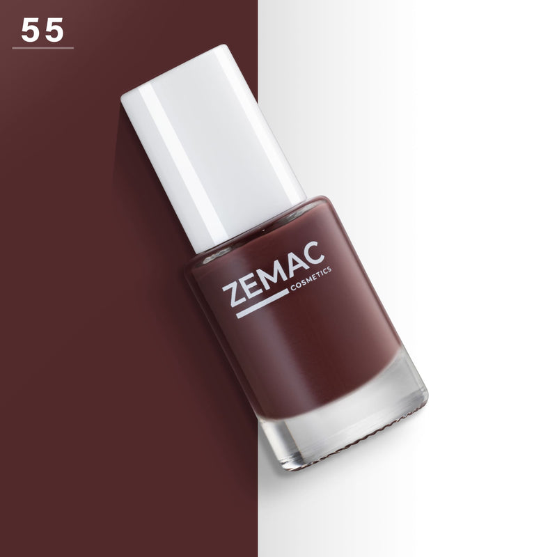 Zemac Nail Polish 55 Glossy Pearly Finish Quick-Dry Long-Wear Formula