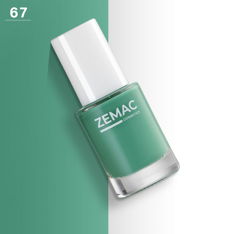 Zemac Nail Polish 67 Liquid Pearly Finish Quick-Dry Long-Wear High-Shine