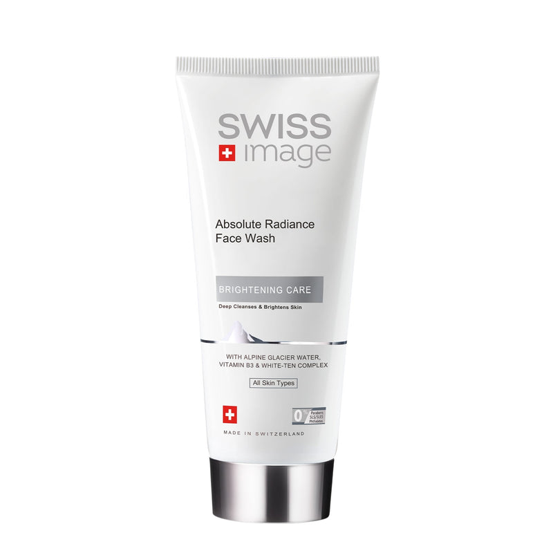 Swiss Image Absolute Radiance Face Wash, Vitamin B3 Brightening Cleanser, All Skin Types, 200 ml