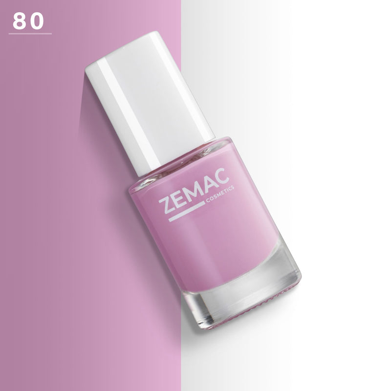 Zemac Nail Polish 80 Liquid Pearly Finish Quick-Drying Long-Wear Gloss