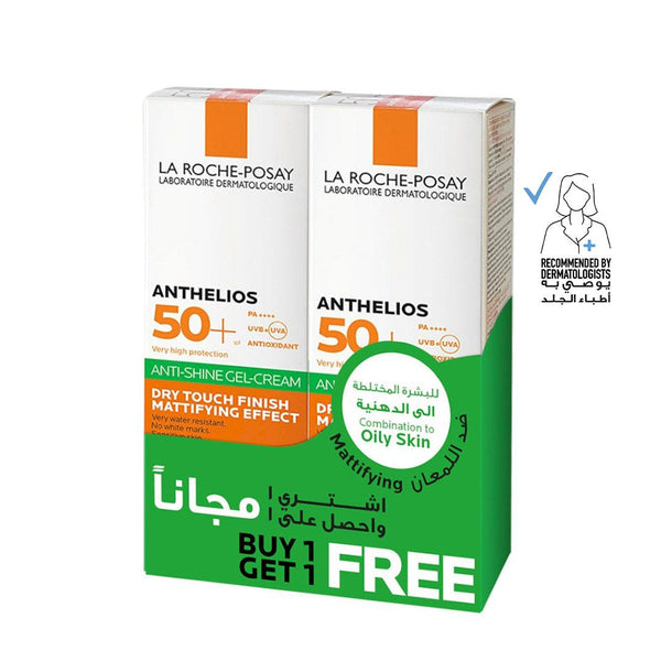 La Roche-Posay Anthelios XL Anti-Shine Sunscreen Gel SPF 50+ Co-Pack 1+1