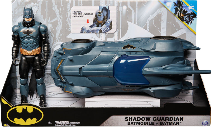DC Spin Master Batman Shadow Guardian Batmobile Vehicle Set with 12-Inch Action Figure