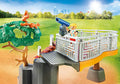 PLAYMOBIL Outdoor Lion Enclosure Zoo Playset with Figures and Animals, Ages 4+