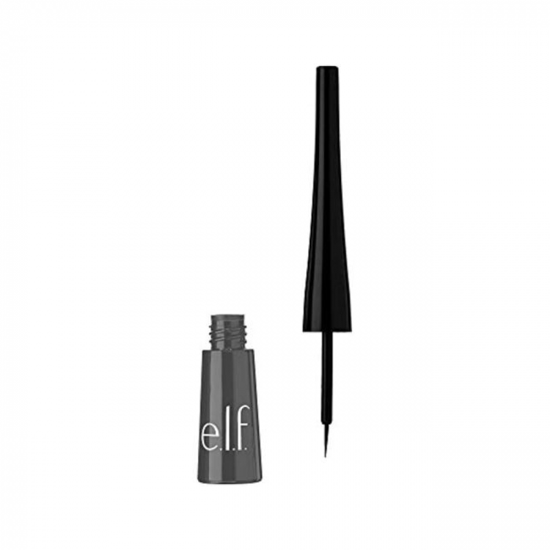 Charcoal Black Liquid Eyeliner Precise High-Impact e.l.f. 4.2ml