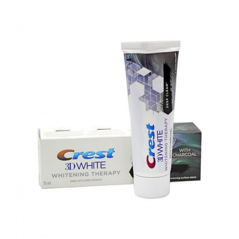 Crest 3D White Deep Clean Charcoal Toothpaste Whitening 75 ml