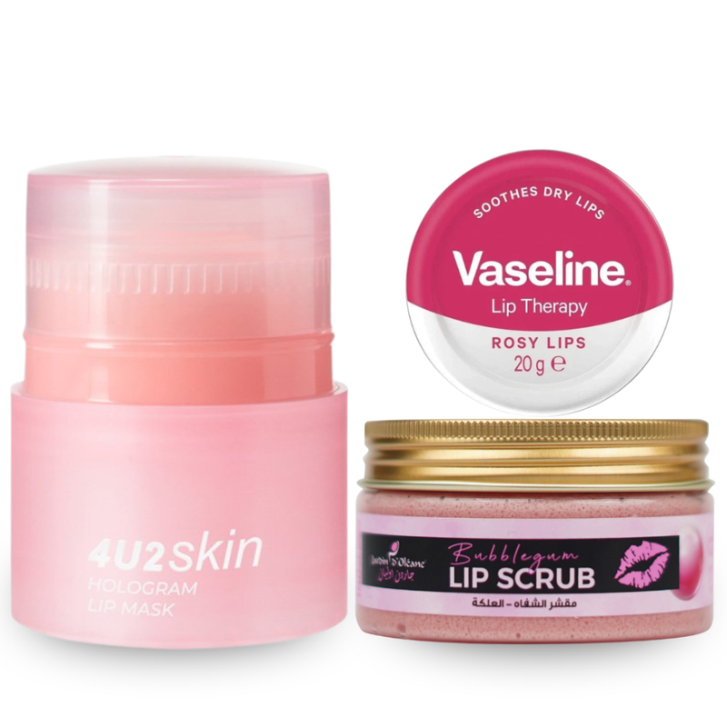Best Lip Moisturizer for Chapped Lips Lip Care Set Scrub Mask Balm 132g