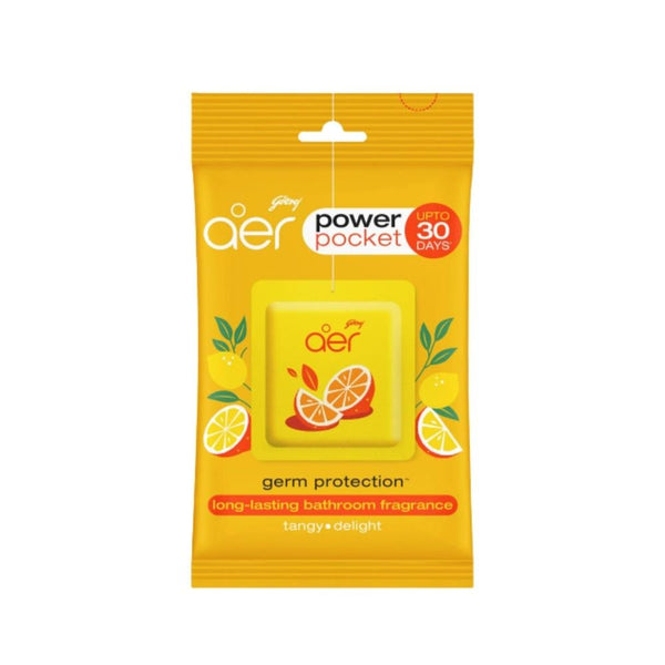 Hanging Closet Air Freshener Lemon Scent Long Lasting Godrej Aer 10g