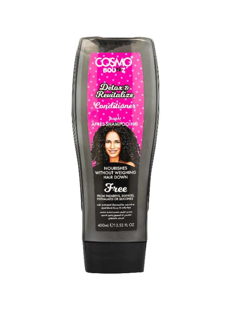 Cosmo Bounz Detox & Revitalize Conditioner with Activated Charcoal - 400ml